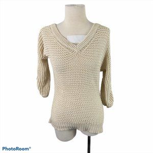 ROXY Beige Knit Sweater